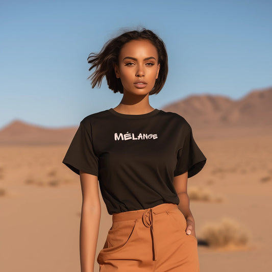Melange desert t shirt